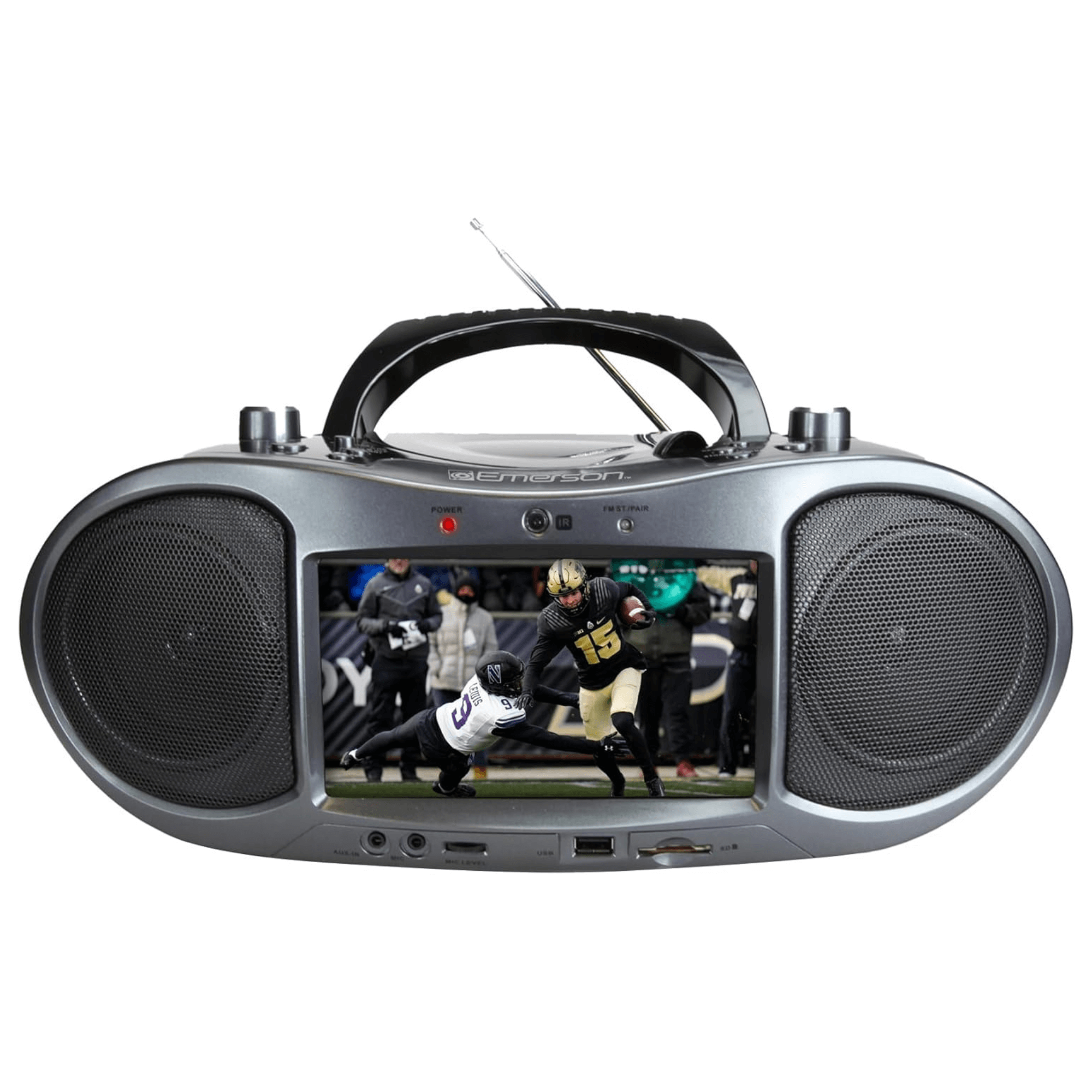 Emerson 7" Bluetooth DVD Boombox - Refurbished
