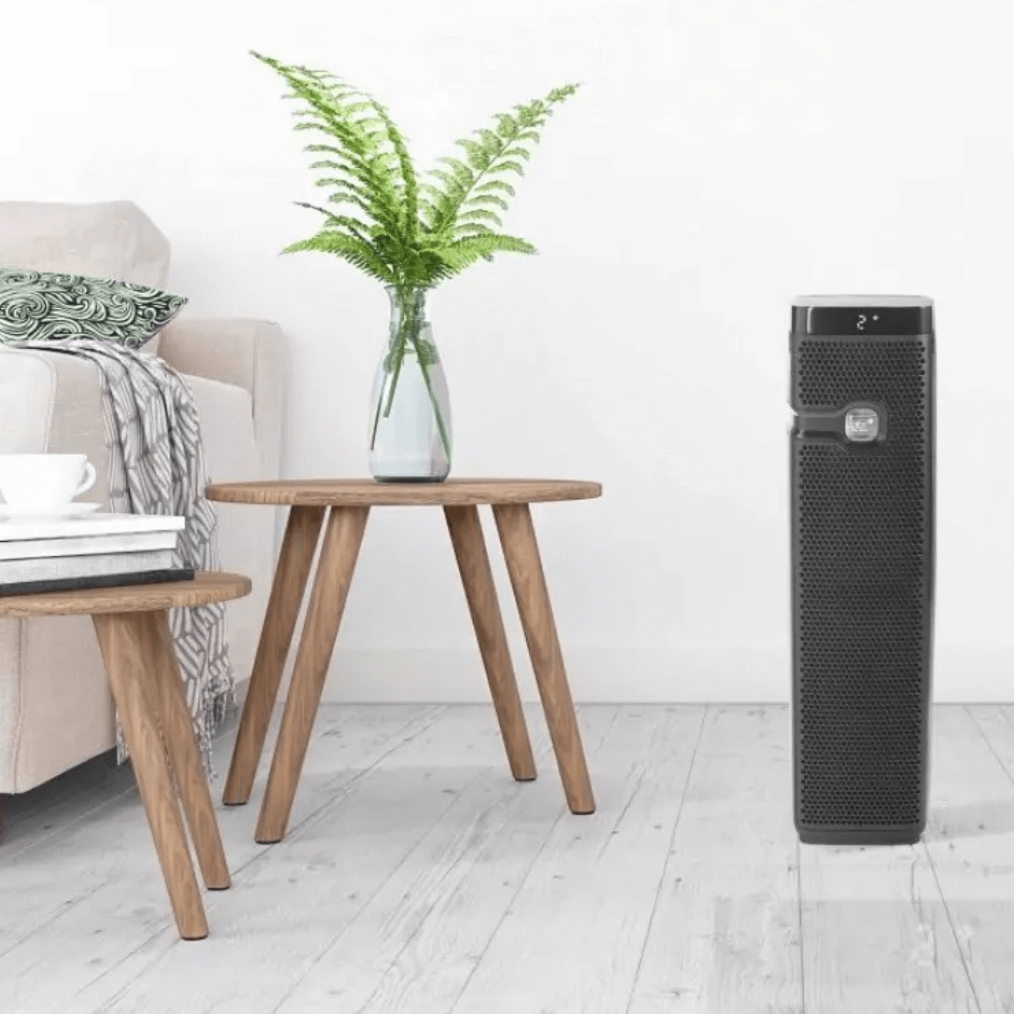 Holmes Aer1 True Hepa Air Purifier Tower with Timer and Filter Light