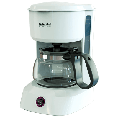 Better Chef 4-Cup Coffeemaker with Grab-A-Cup Feature - REFURBISHED