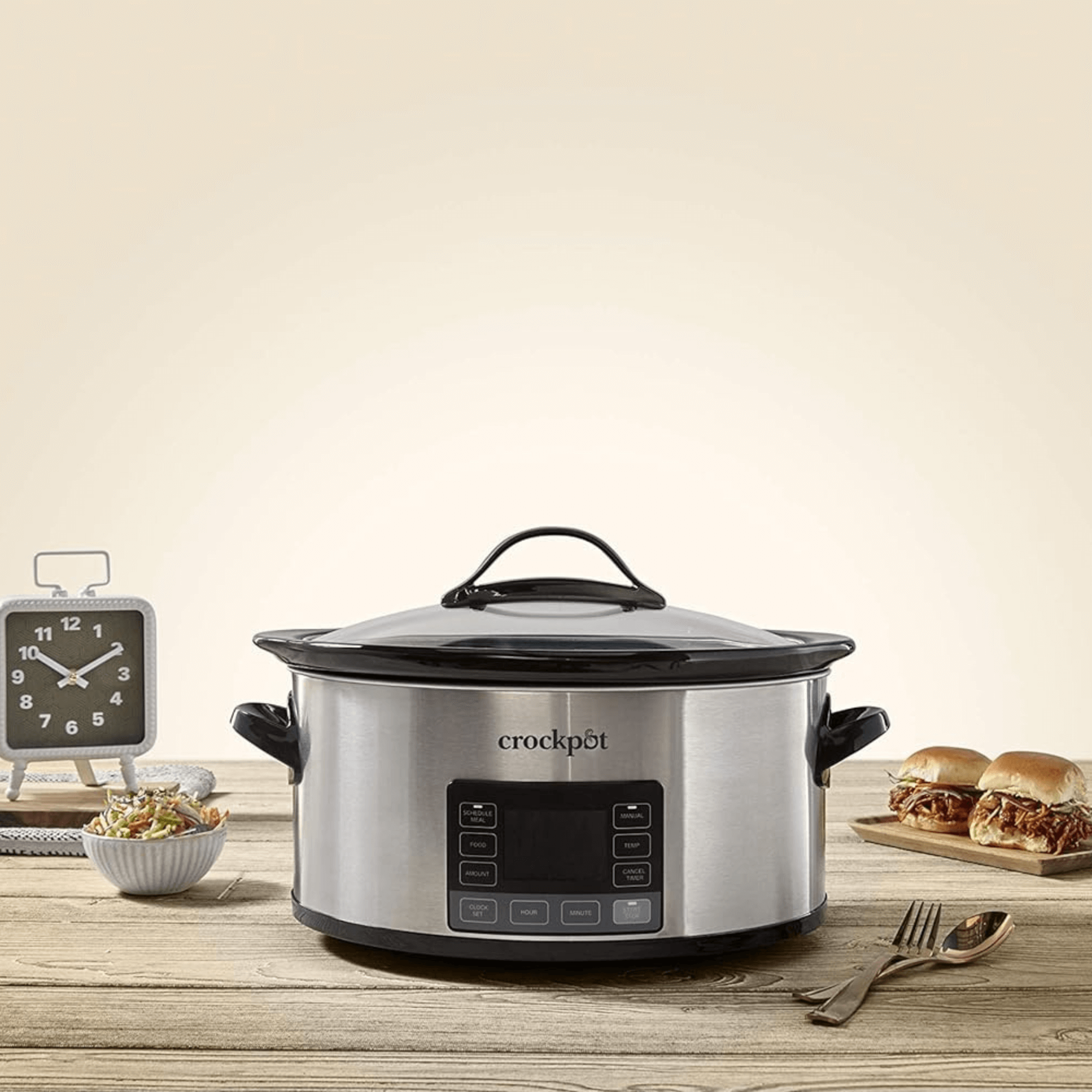 Crockpot 6-Quart My Time Digital Programmable Slow Cooker and Food Warmer