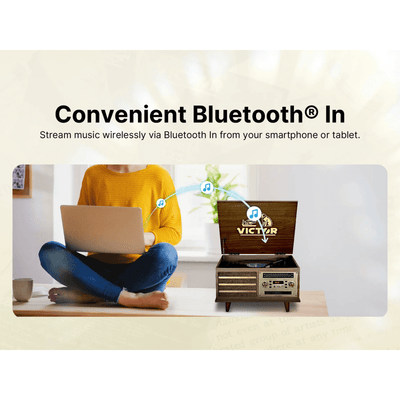 Victor Monroe 8-in-1 Music Center