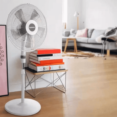 Holmes Oscillating 16" Pedestal Stand Floor Fan with Round Base