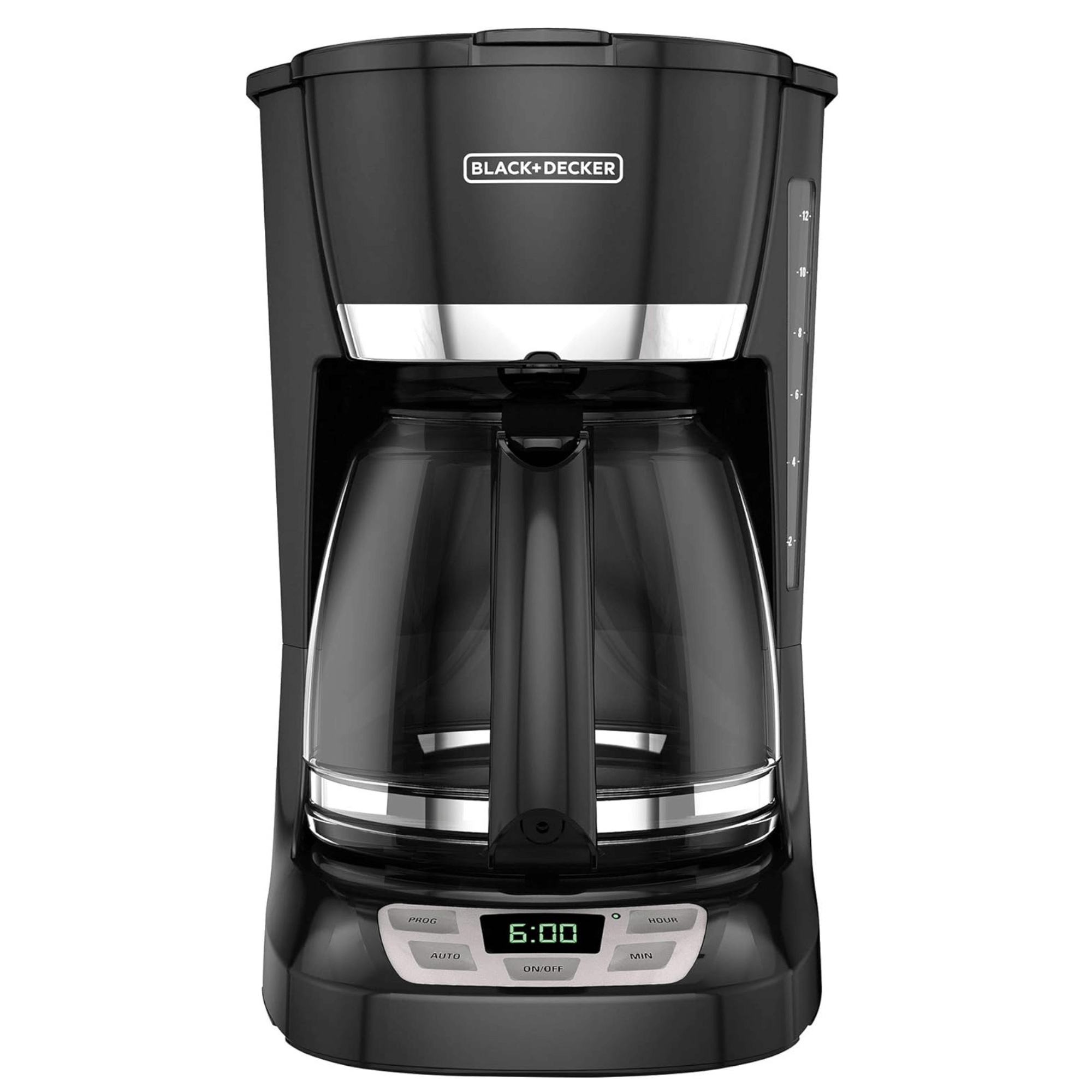 Black & Decker 12 Cup Programmable Coffee Maker with Quick-Touch Programming - REFURBISHED