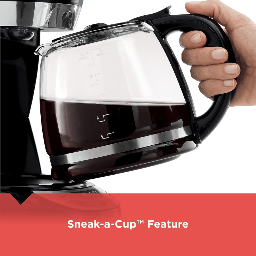 Black & Decker 12 Cup Programmable Coffee Maker with Quick-Touch Programming - REFURBISHED
