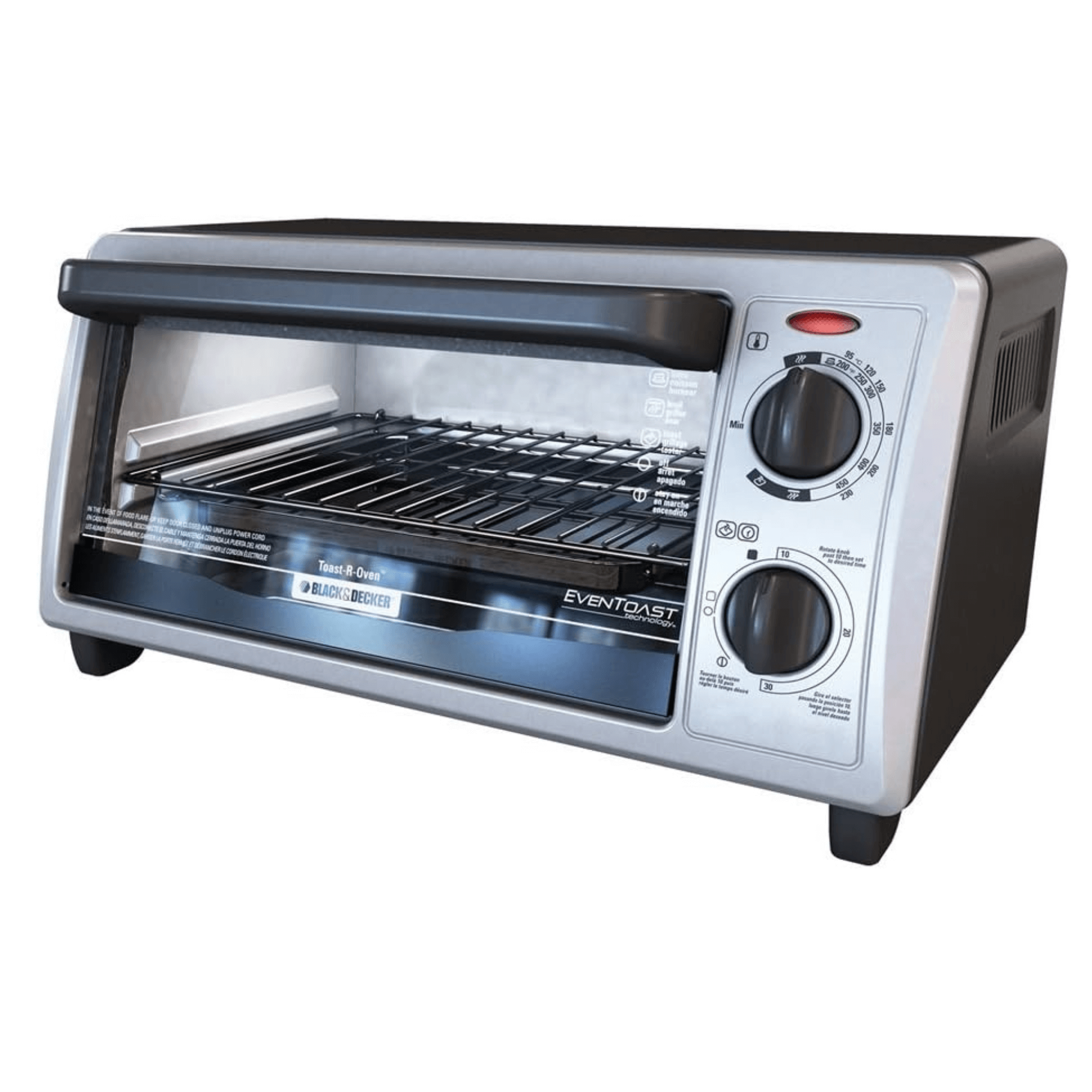 Black & Decker 4-Slice Countertop Toaster Oven - REFURBISHED
