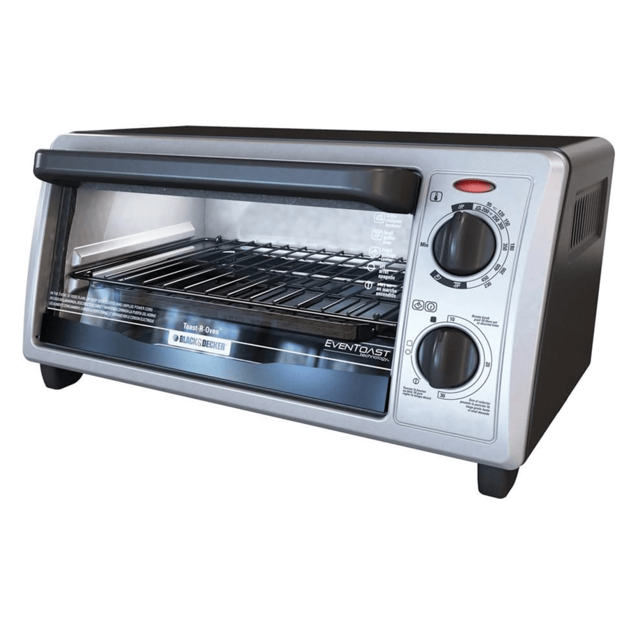 Black & Decker 4-Slice Countertop Toaster Oven - REFURBISHED