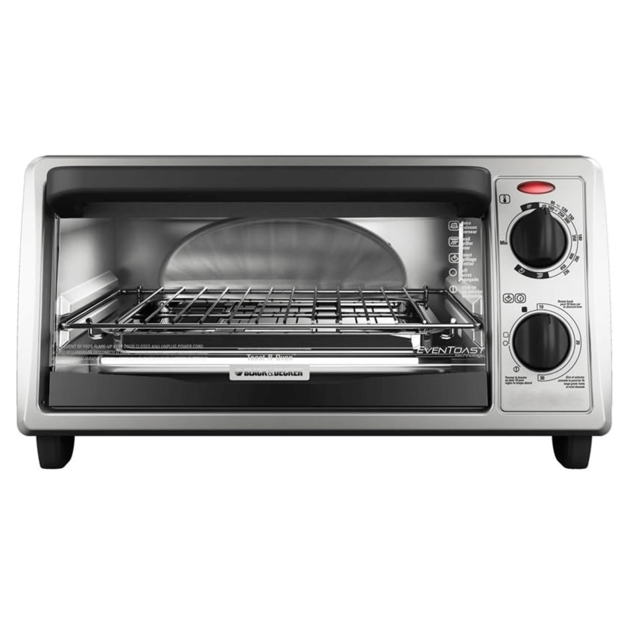 Black & Decker 4-Slice Countertop Toaster Oven - REFURBISHED