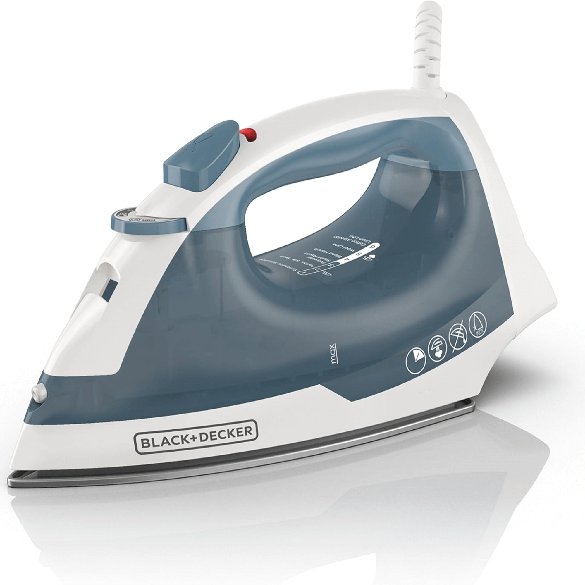 Black & Decker Easy Steam Compact Lightweight Iron - REFURBISHED