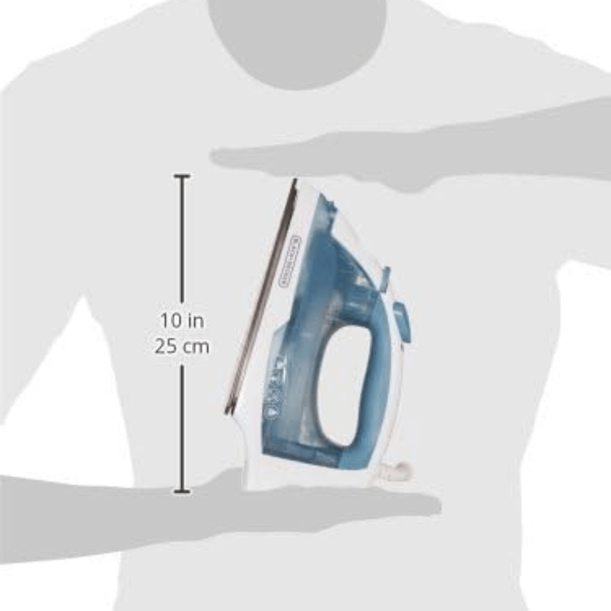 Black & Decker Easy Steam Compact Lightweight Iron - REFURBISHED