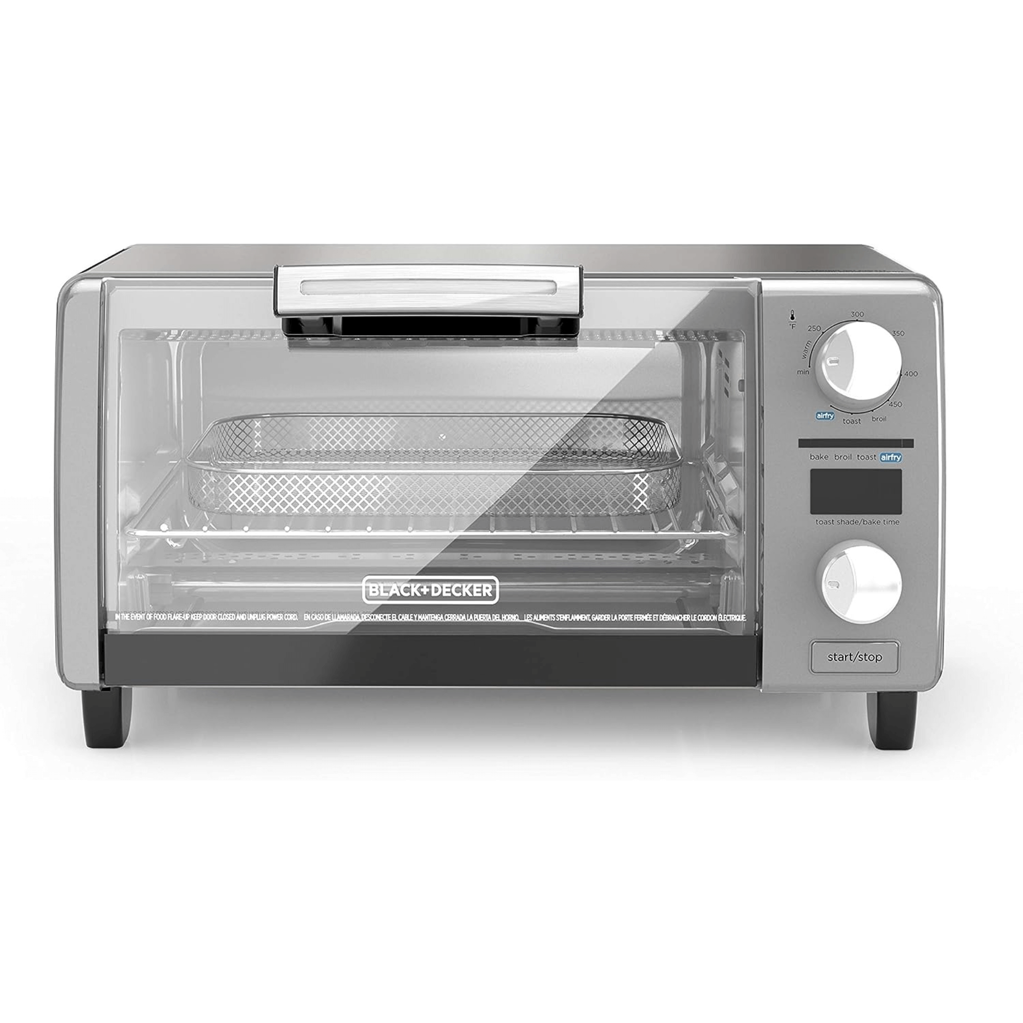 Black & Decker Air Fry Digital Toaster Oven - REFURBISHED