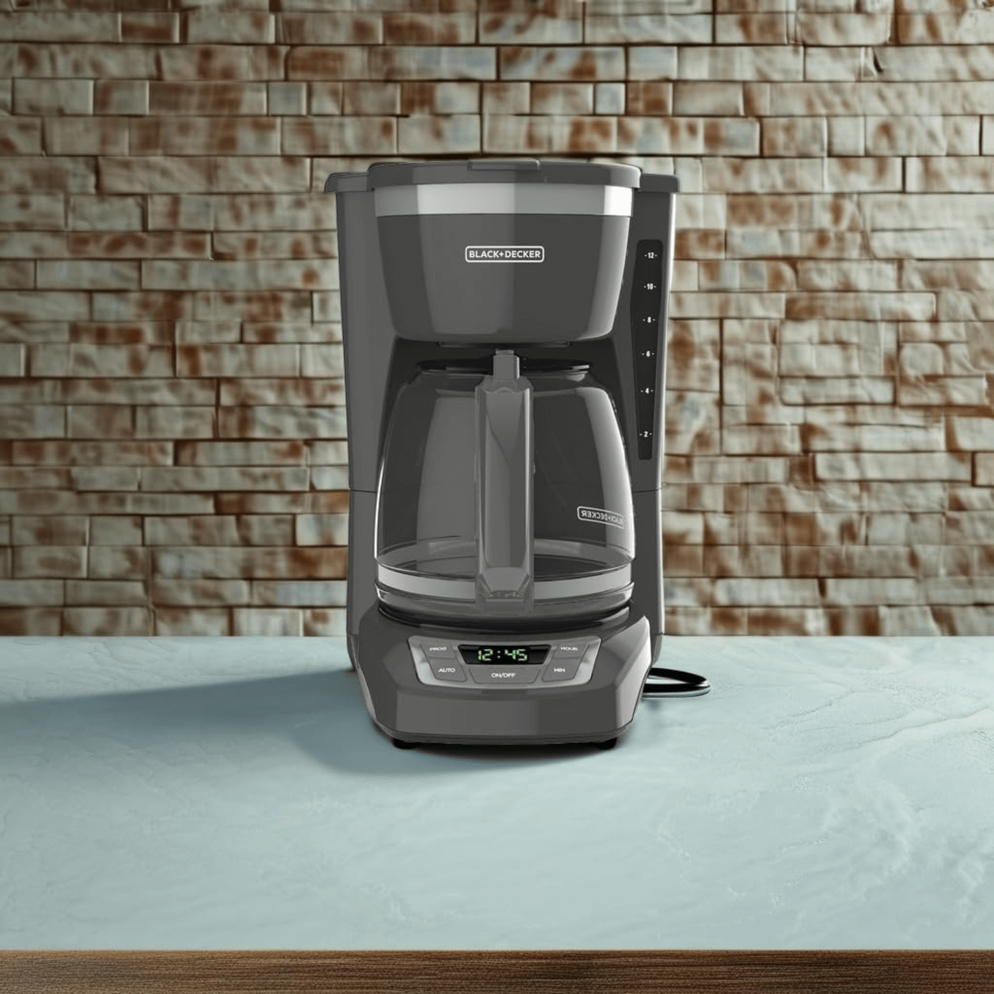 Black & Decker 12 Cup Programmable Coffee Maker with Digital Controls - REFURBISHED