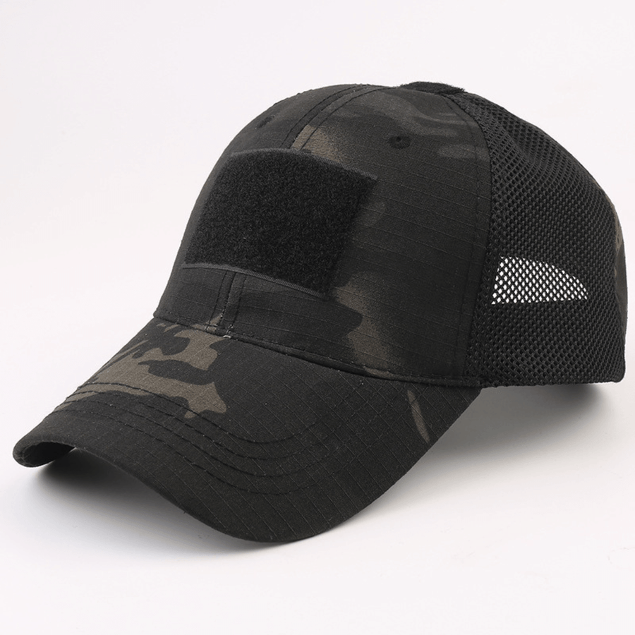 JupiterGear Military-Style Tactical Patch Hat with Adjustable Strap | Breathable & Unisex