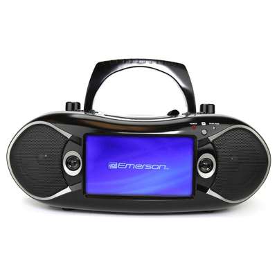 Emerson 7" Bluetooth DVD Boombox Black - Refurbished
