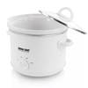 Better Chef 3-Quart Round Stone Cooker with Removable White Crock