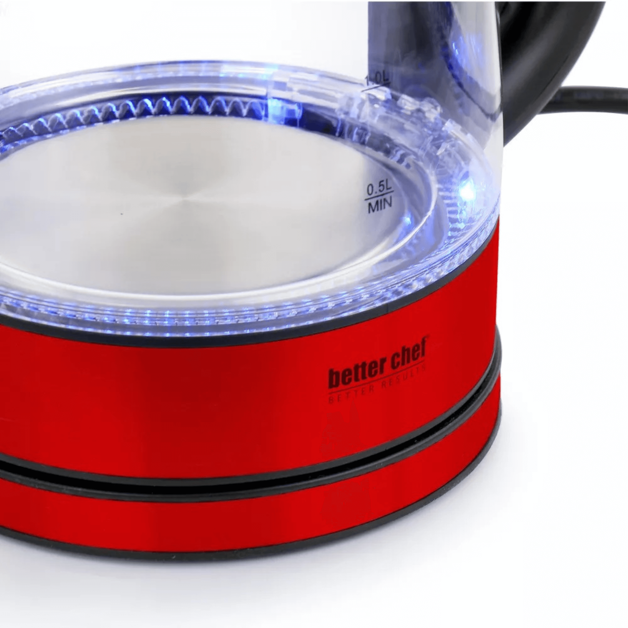 Better Chef 1.7 Liter 360 Degree Glass Cordless Electric Kettle