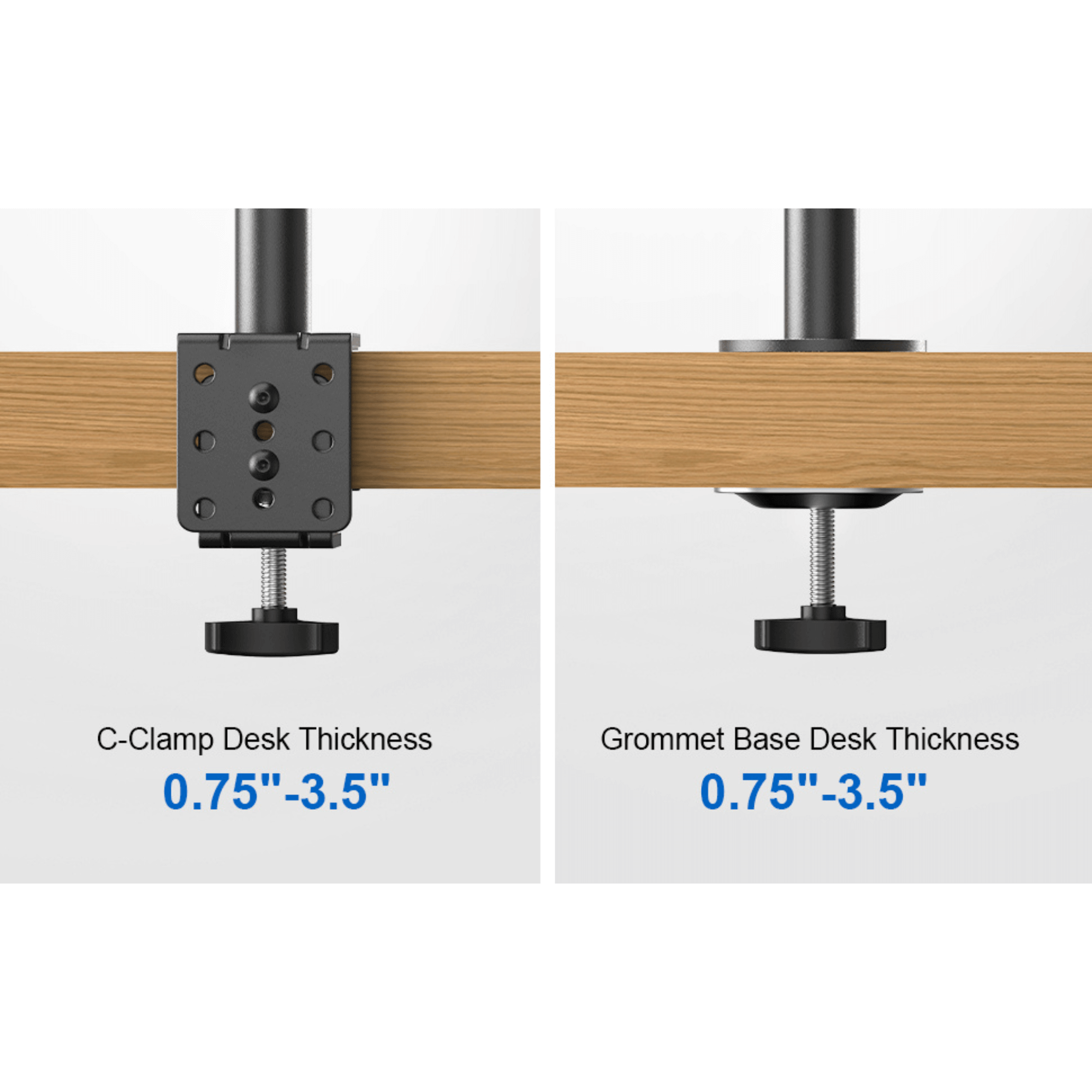 ErgoAV Motion Mount for Single Monitors 13" to 27"