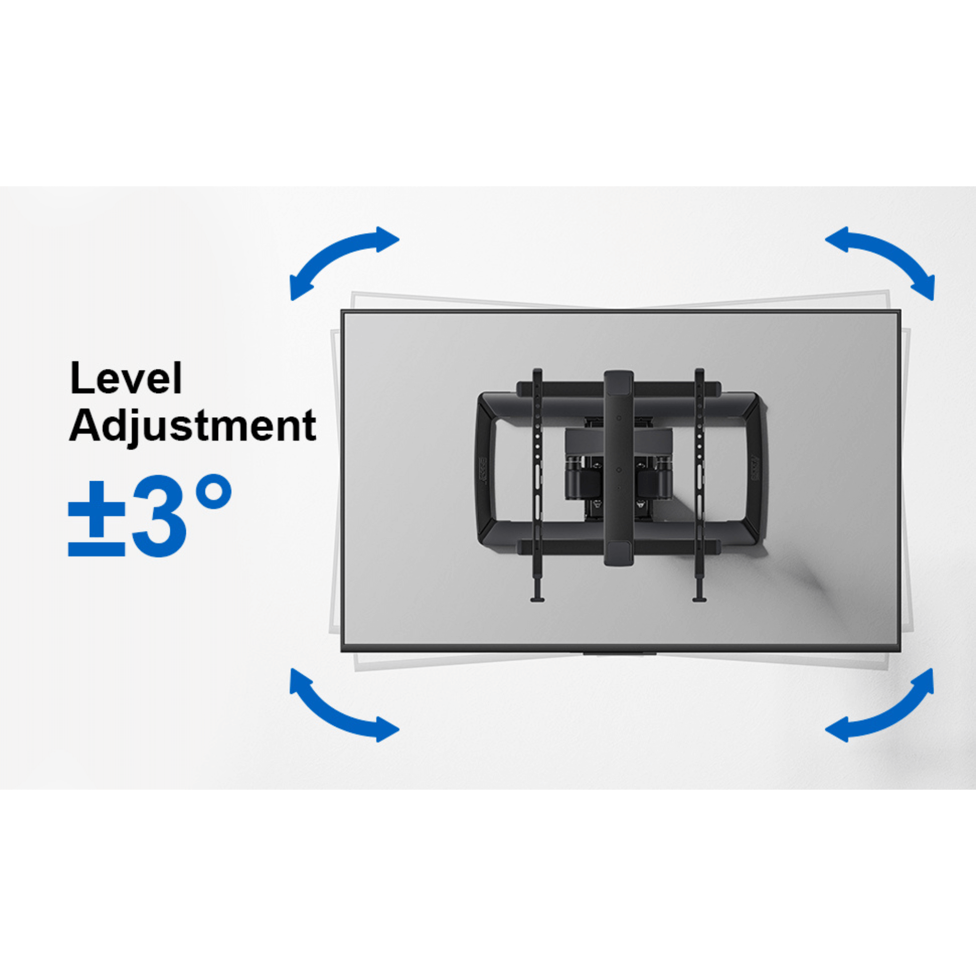 ErgoAV Motion Mount with Dual Arms and IsoTILT Technology for TVs 39" to 65"
