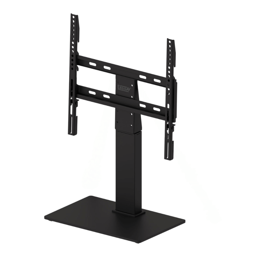 ErgoAV Tabletop TV Stand with Swivel for 40" to 55" TVs