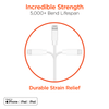 HyperGear USB to MFi Lightning Rounded Cable 3ft Bulk 200pc Pack