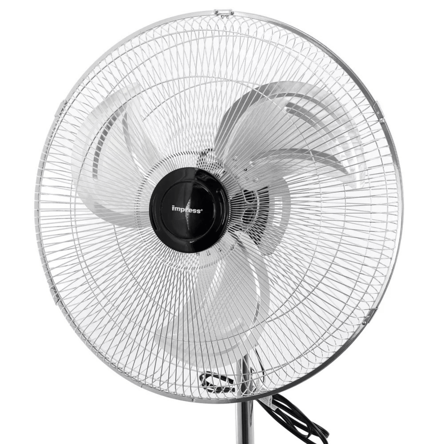 Impress 18-Inch Chrome Hi-Speed Industrial Standing Oscillating Fan