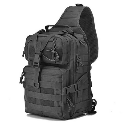 Tactical Military Sling Backpack 15L Shoulder Bag Molle Outdoor Daypack Backpack with Adjustable Strap