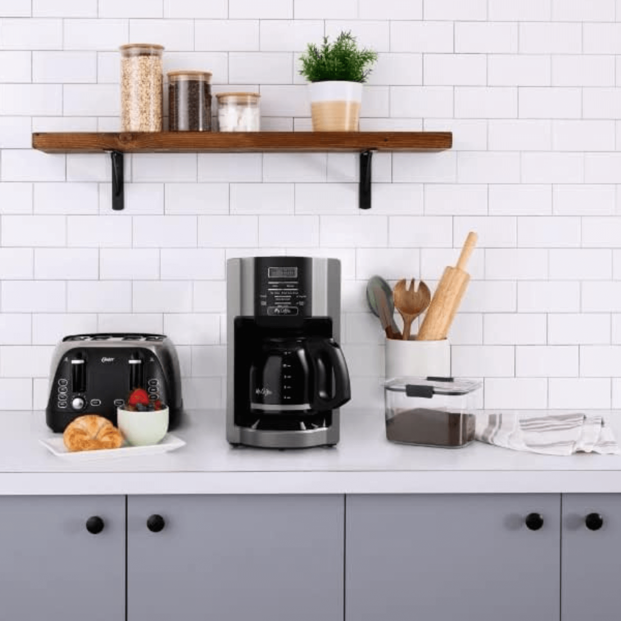 Mr. Coffee 12-Cup Programmable Coffeemaker with Rapid Brew - REFURBISHED