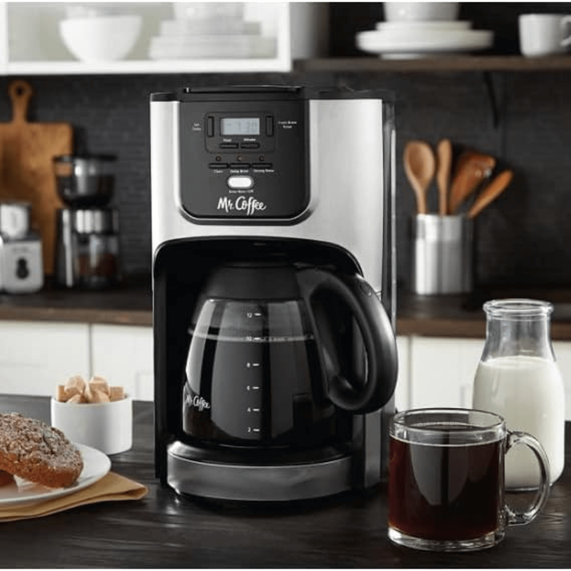 Mr. Coffee 12-Cup Programmable Coffeemaker with Rapid Brew - REFURBISHED