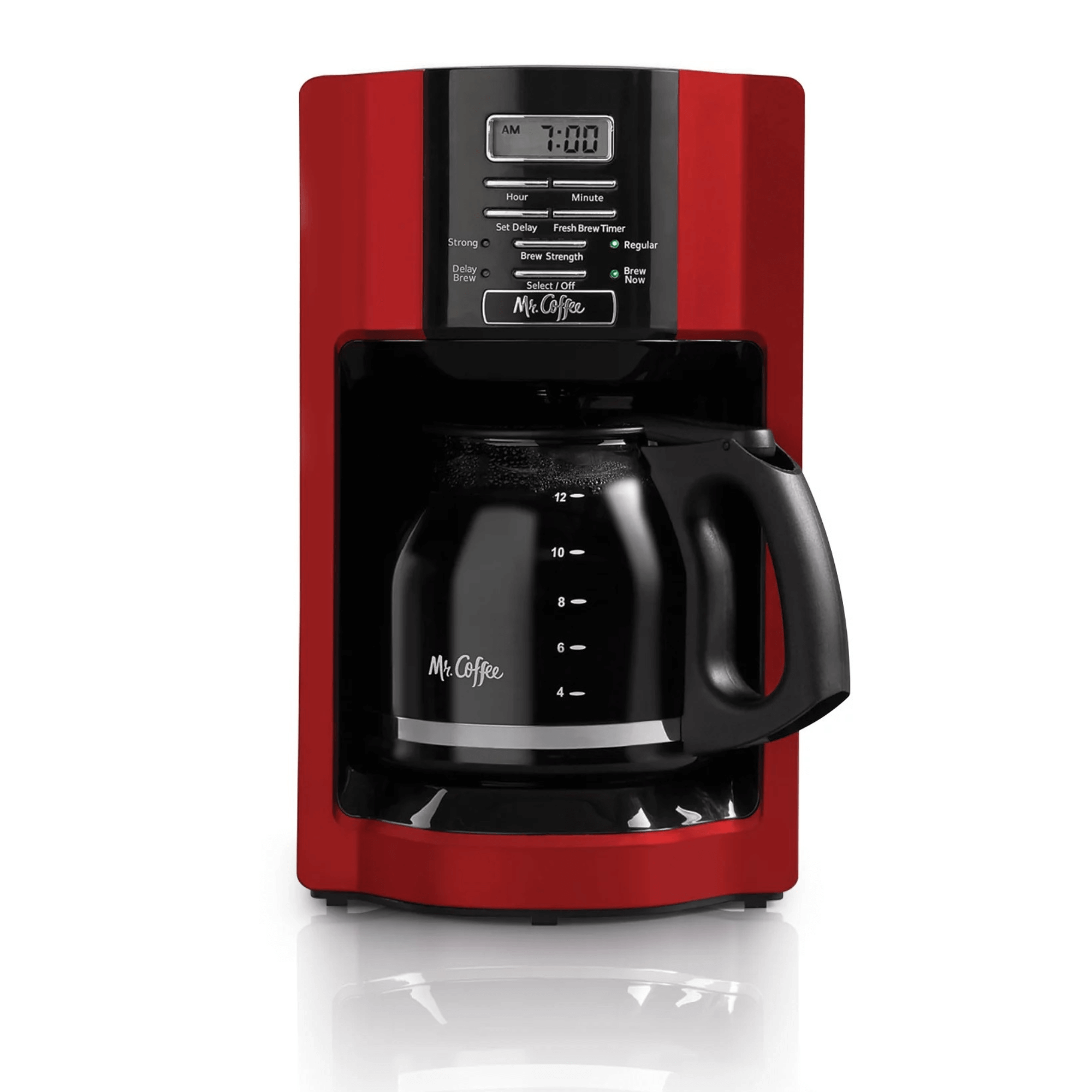 Mr. Coffee 12-Cup Programmable Coffeemaker with Rapid Brew - REFURBISHED