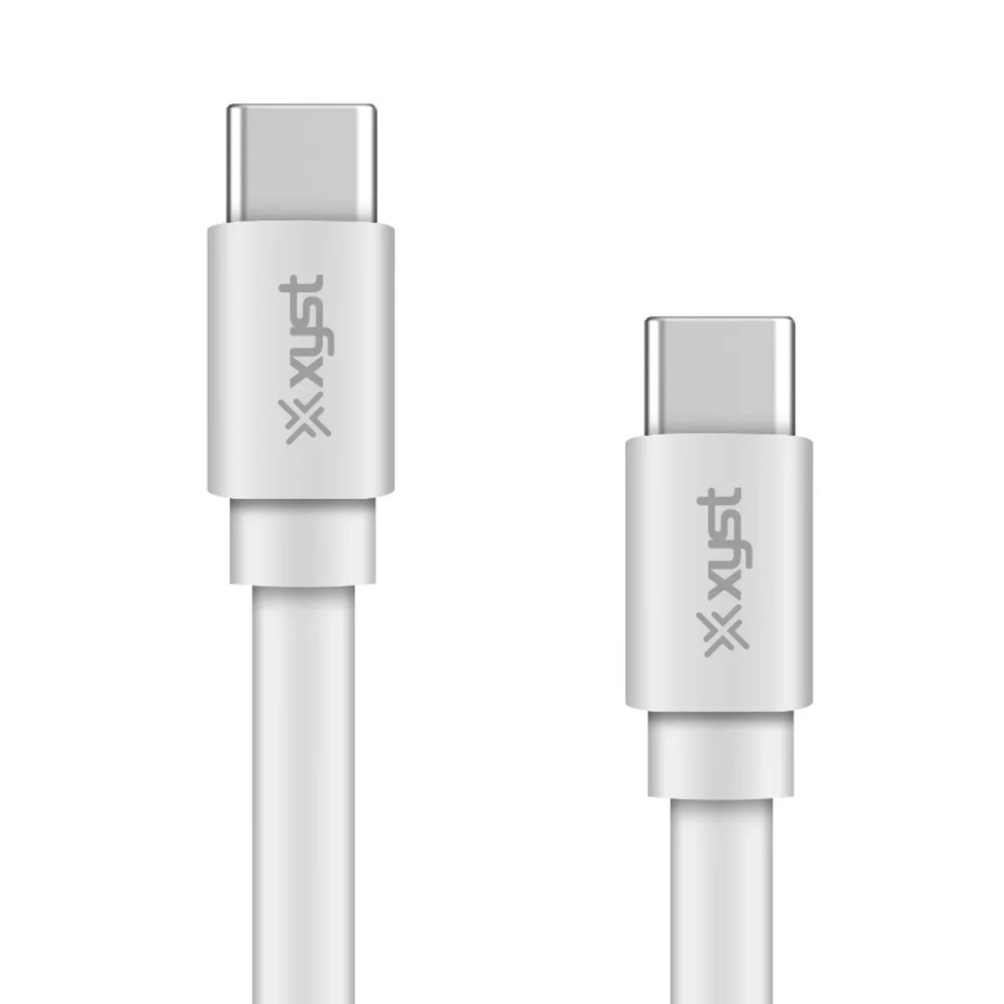 Xyst Flat USB-C to USB-C Charge and Sync Cable 4Ft