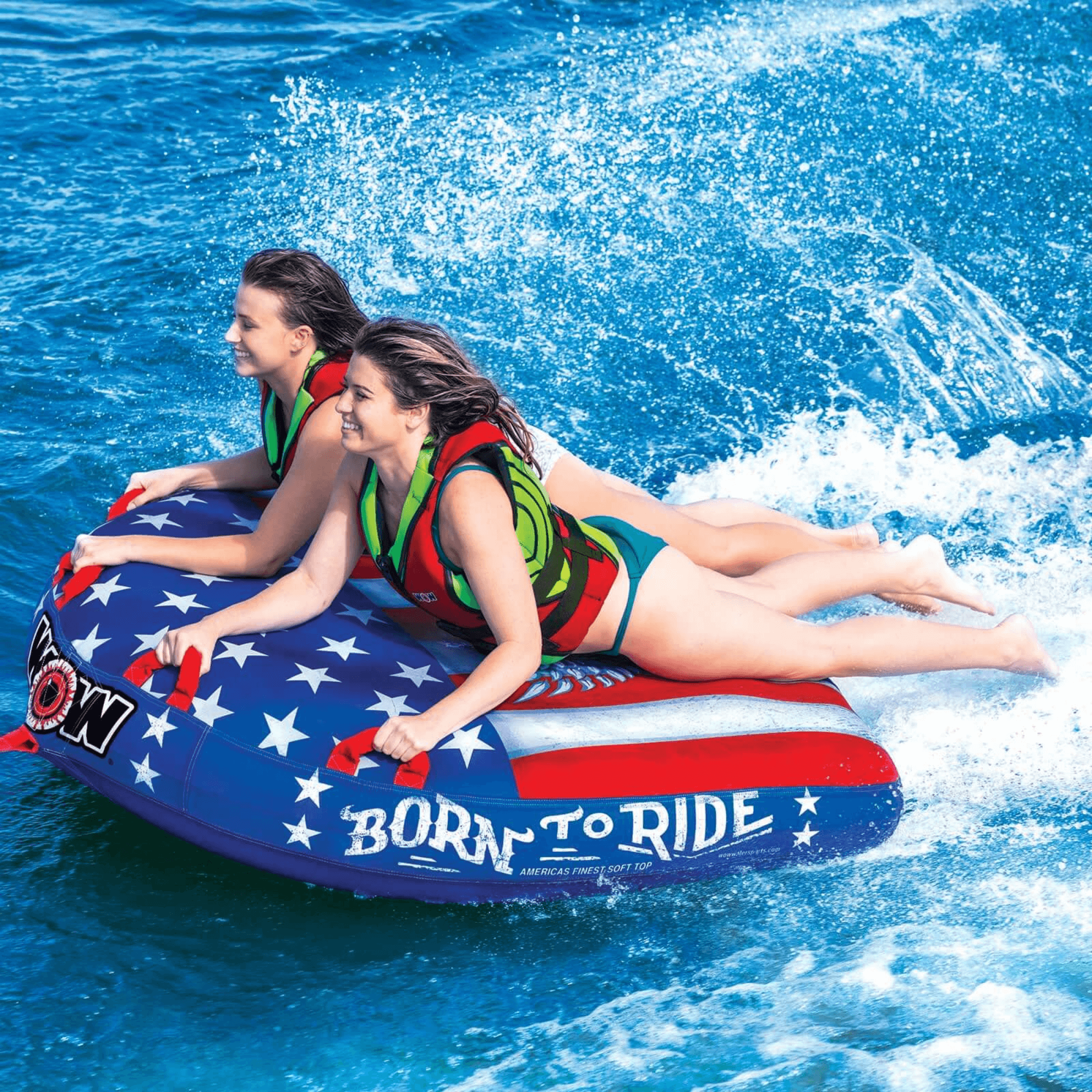 WOW Watersports Born to Ride 2-Person Towable Water Tube