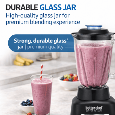 Better Chef 500-Watt Glass Jar Blender