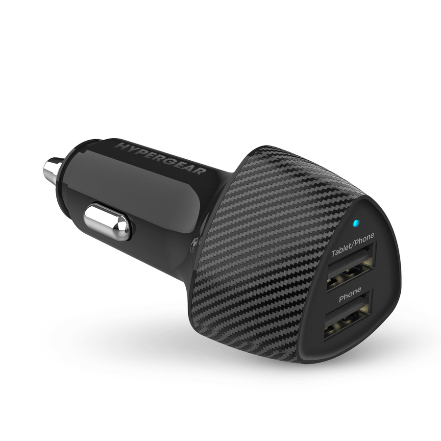 HyperGear SpeedBoost 12W USB + 5W USB Car Charger