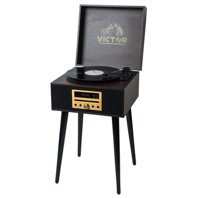 Victor Newbury 8-in-1 Music Center Espresso -  Refurbished