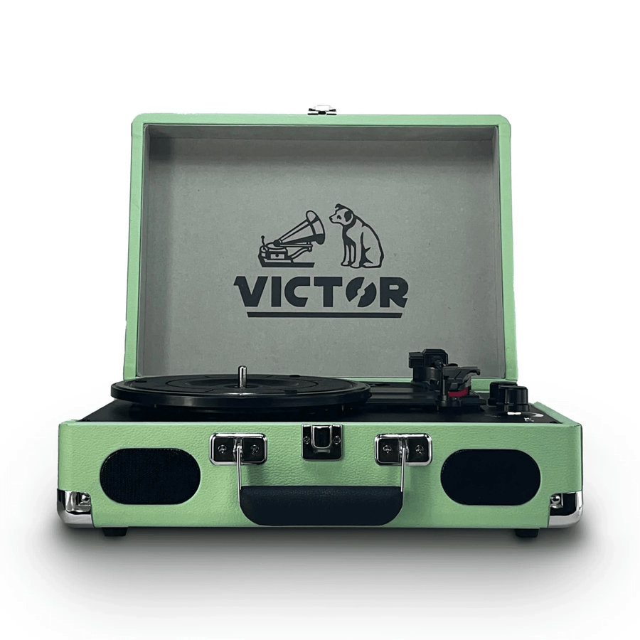 Victor Metro Plus Portable Dual Bluetooth Suitcase Turntable