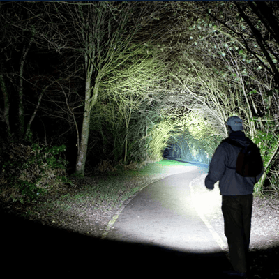 EcoGear FX TK120 LED Tactical Flashlight with Strobe 2-Pack