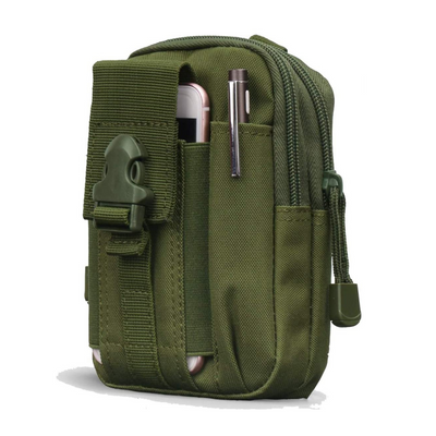 Tactical MOLLE Military Pouch Waist Bag for Hiking, Running and Outdoor Activities