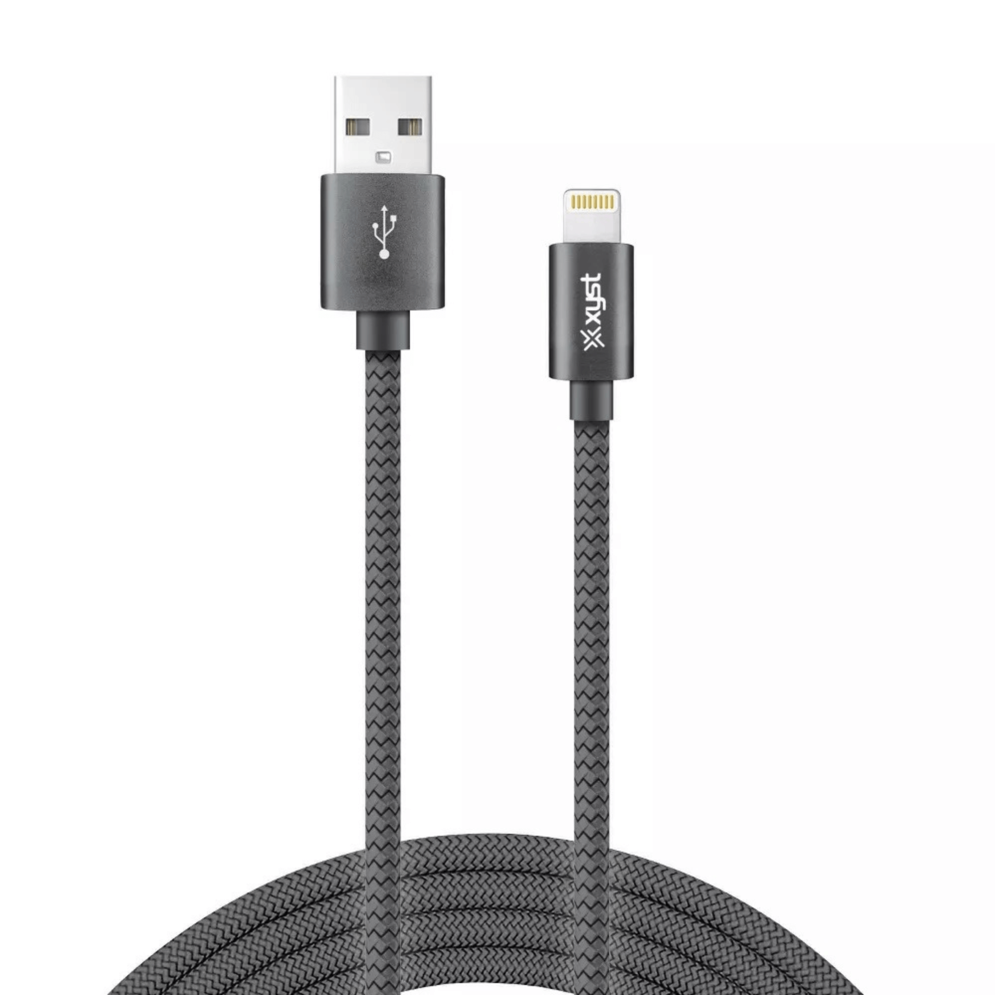 Xyst Charge and Sync USB to Lightning Braided Cable 10Ft