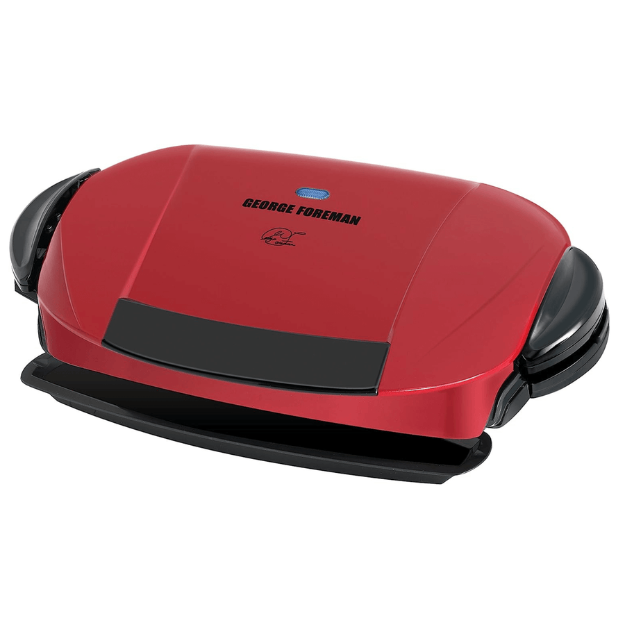George Foreman 5-Serving Removable Plate Electric Indoor Grill and Panini Press - REFURBISHED