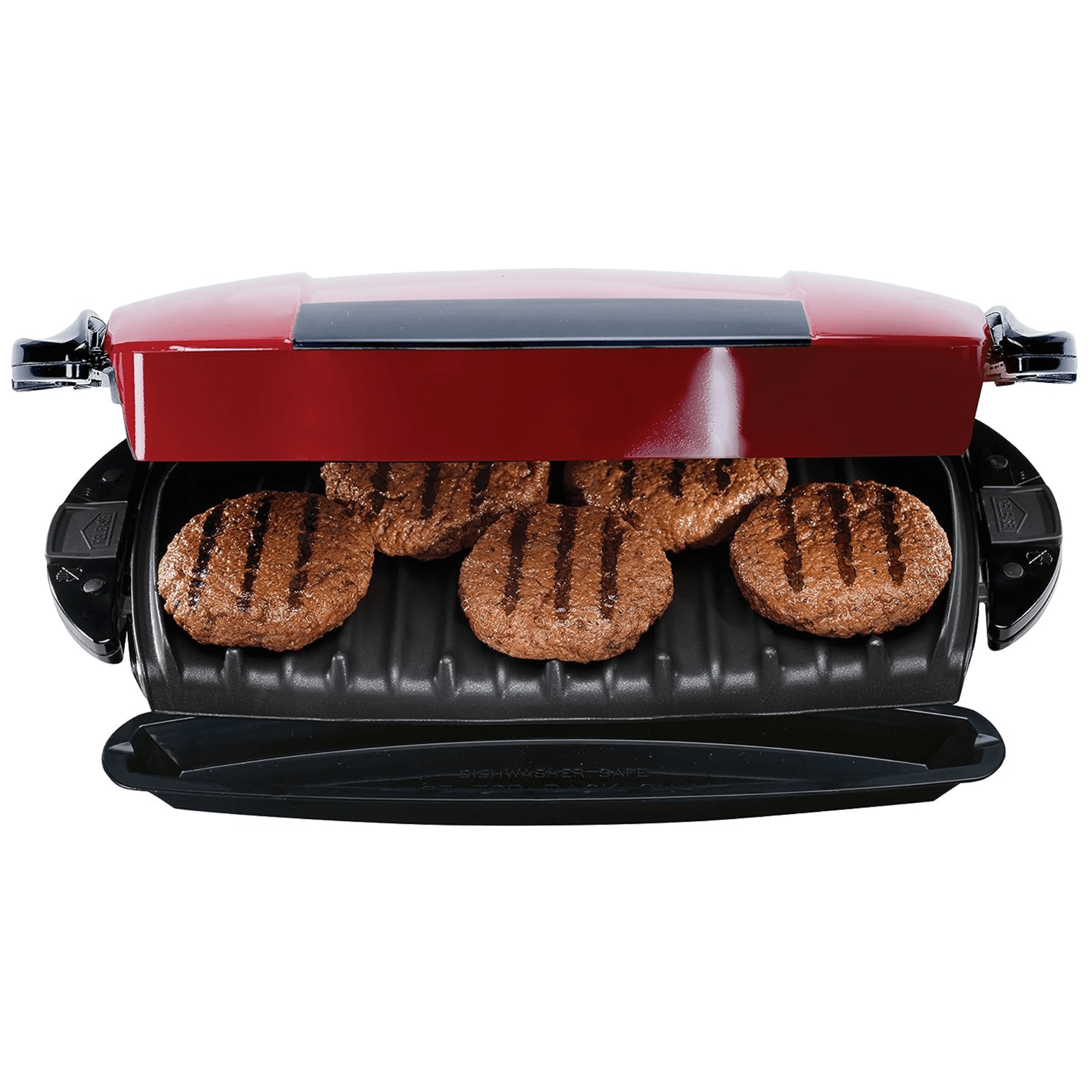 George Foreman 5-Serving Removable Plate Electric Indoor Grill and Panini Press - REFURBISHED