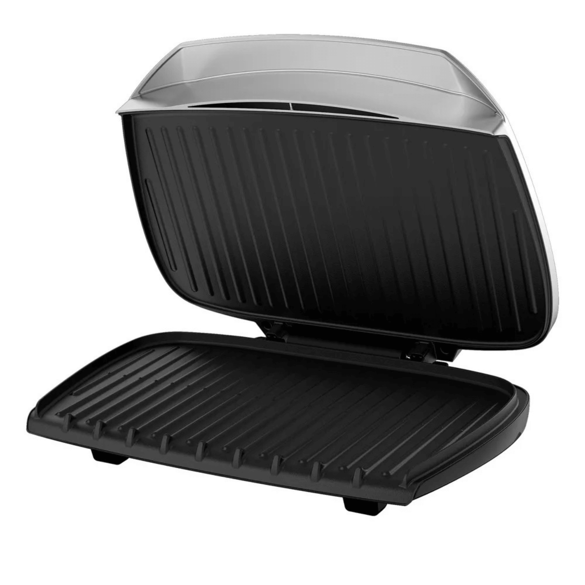 George Foreman 9-Serving Non-Stick Grill & Panini with Drip Pan - REFURBISHED