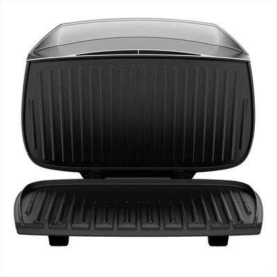George Foreman 9-Serving Non-Stick Grill & Panini with Drip Pan - REFURBISHED
