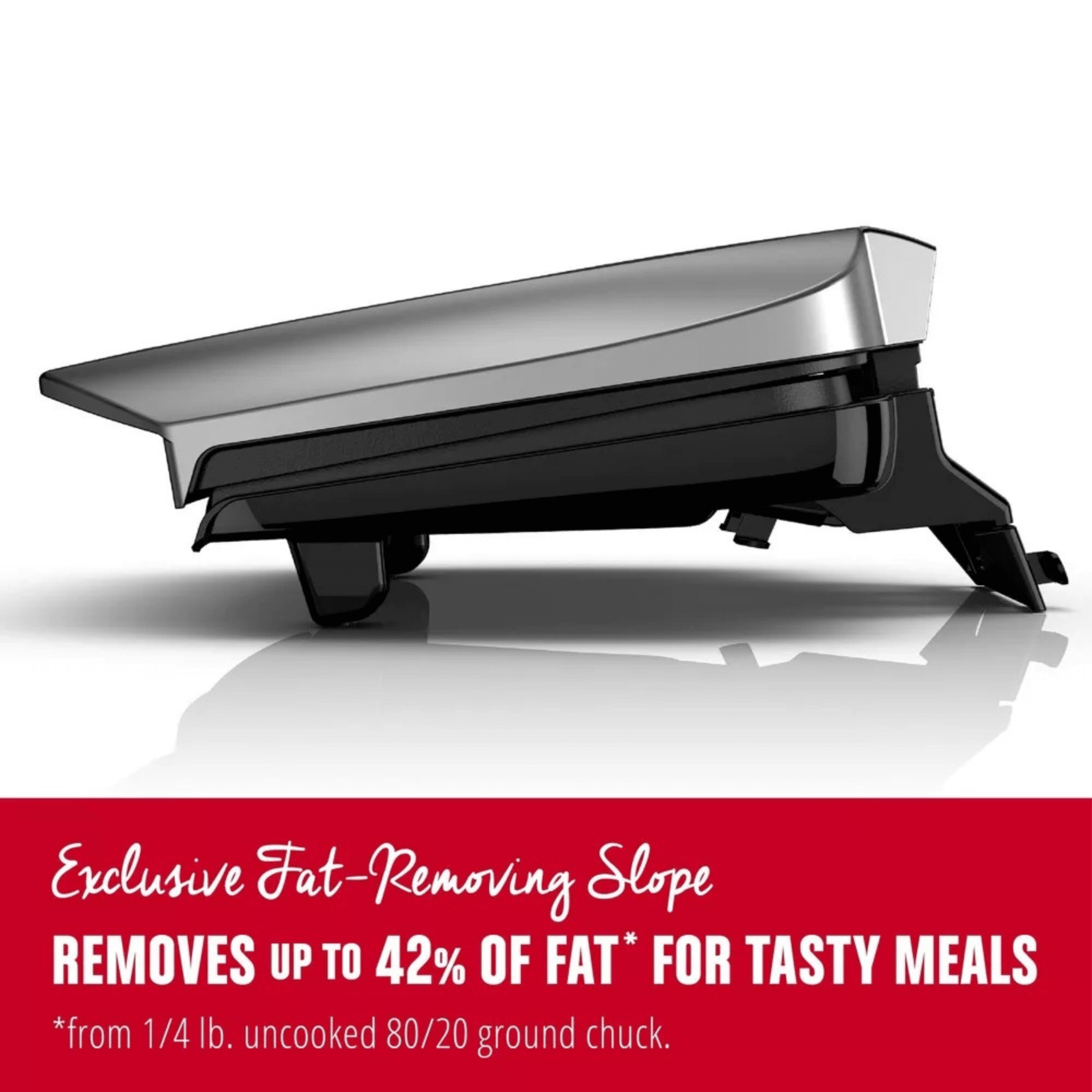 George Foreman 9-Serving Non-Stick Grill & Panini with Drip Pan - REFURBISHED