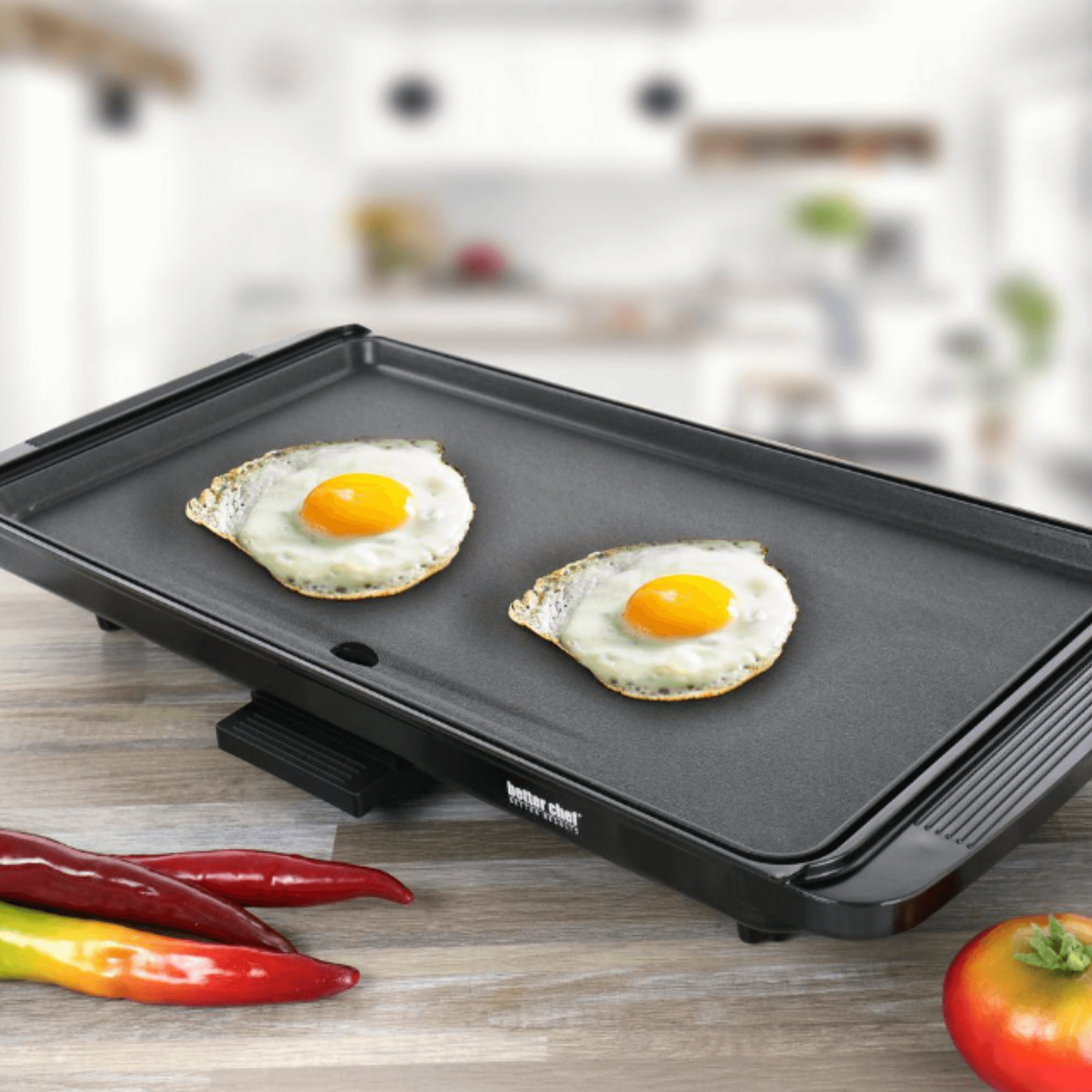 Better Chef Family Size Indoor Electric Griddle - REFURBISHED
