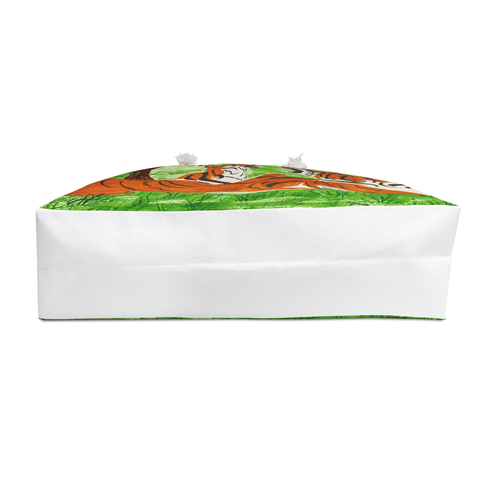 PimsArt Wild Tigers Roaring Weekender Bag From Original Painting