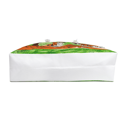 PimsArt Wild Tigers Roaring Weekender Bag From Original Painting