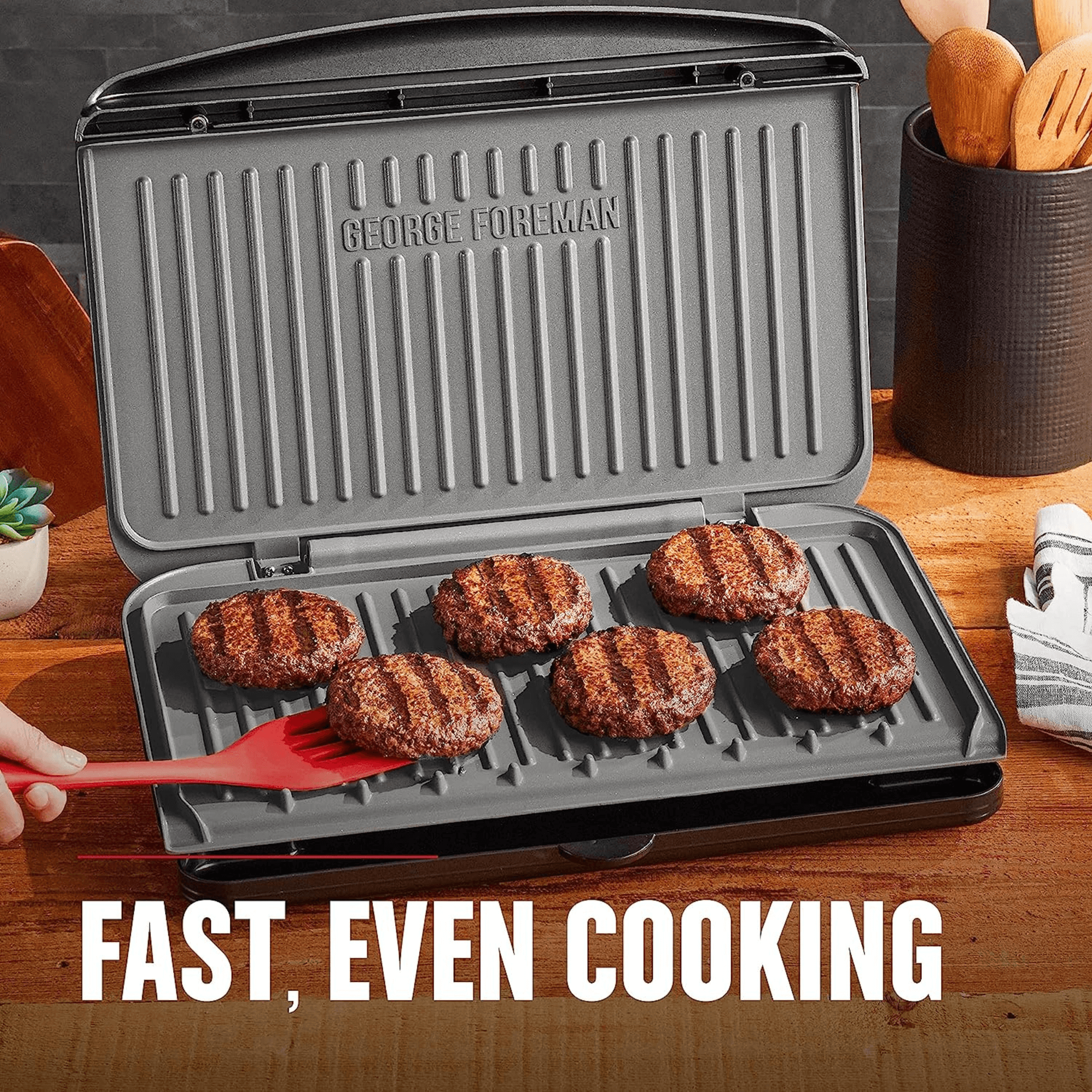 George Foreman 9-Serving Electric Indoor Grill - REFURBISHED