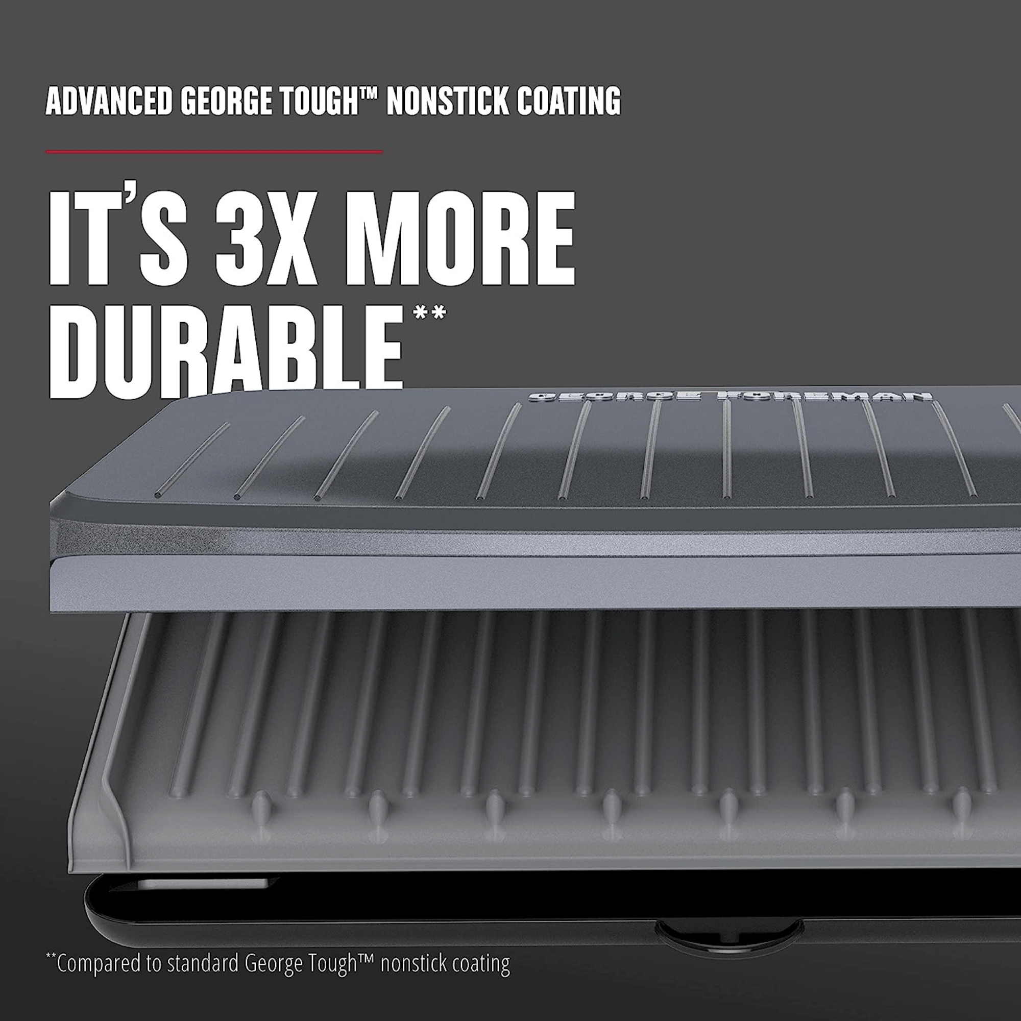 George Foreman 9-Serving Electric Indoor Grill - REFURBISHED