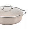 Korkmaz Granita Aluminum 2.5L Non-Stick Low Casserole Dish with Lid