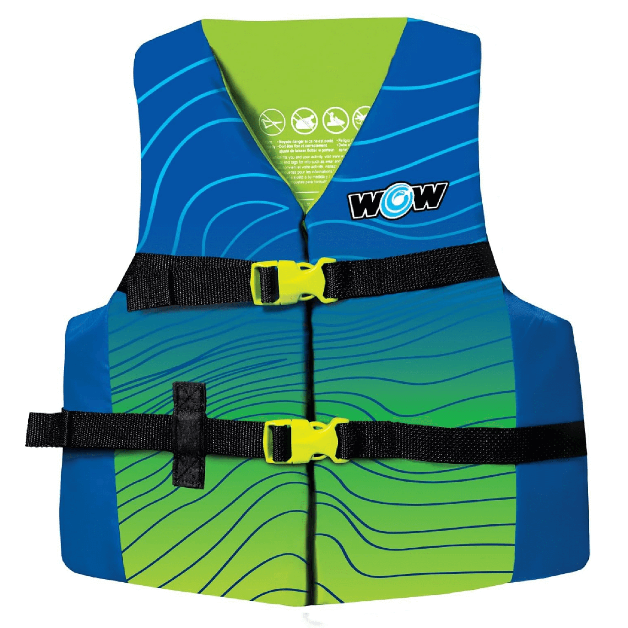 WOW Watersports Vis-Wave Youth Life Vest