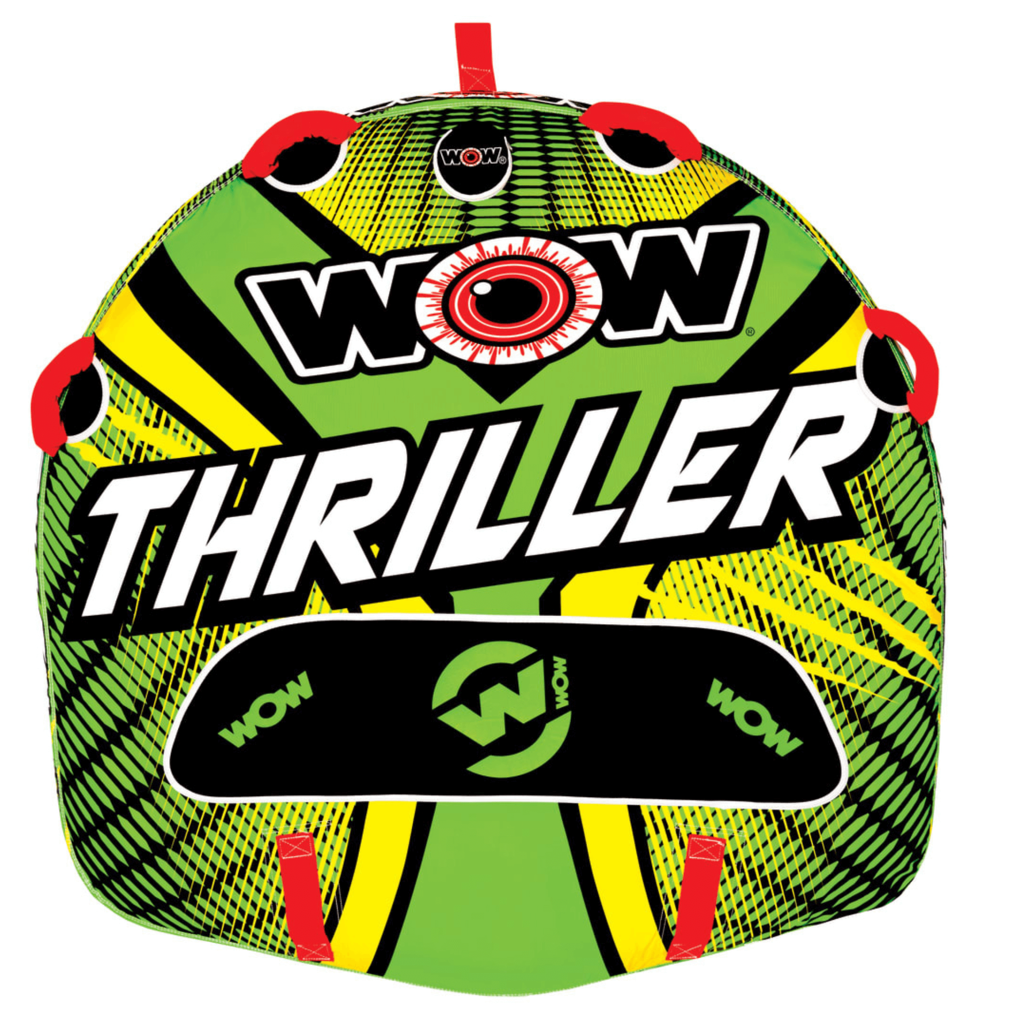 WOW Watersports Big Thriller 1 Person Inflatable Towable Deck Tube